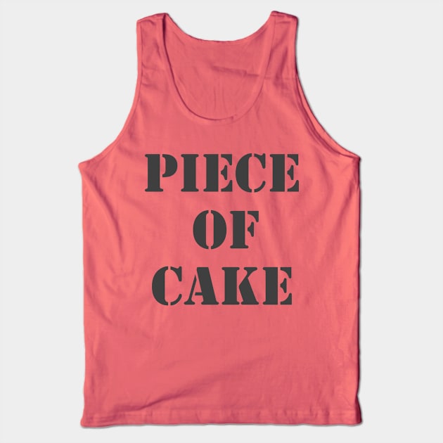 Piece Of Cake Tank Top by Retrofloto